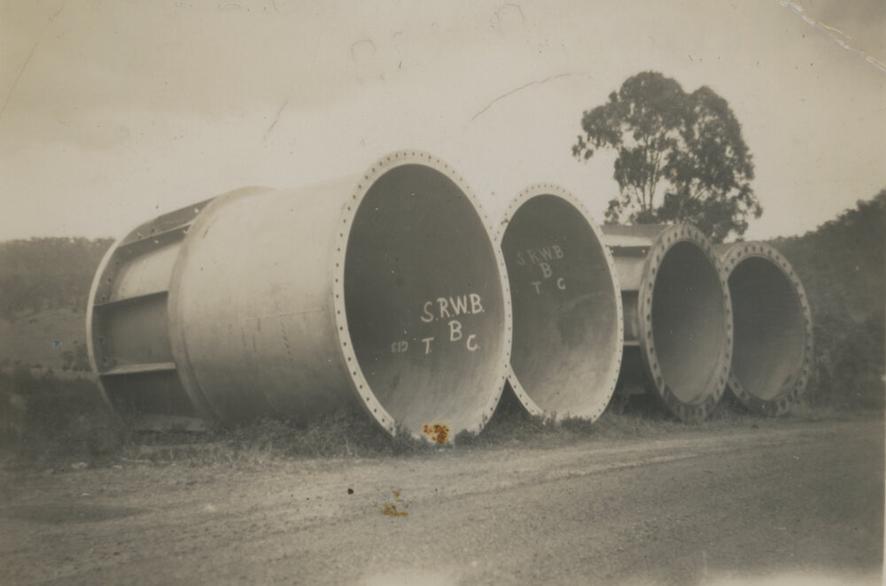Valves used in the Somerset Dam wall