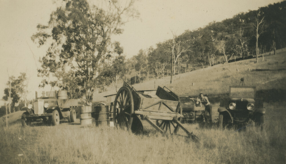 Road construction camp 