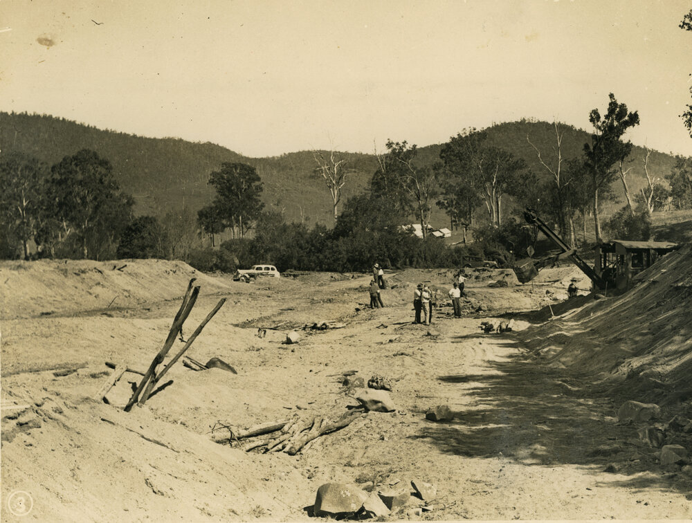 Beam Creek and Pit B from the north end