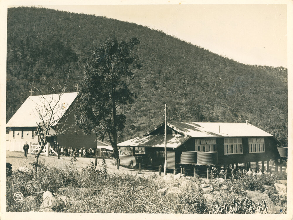 Church of England, church and school, Somerset Dam 