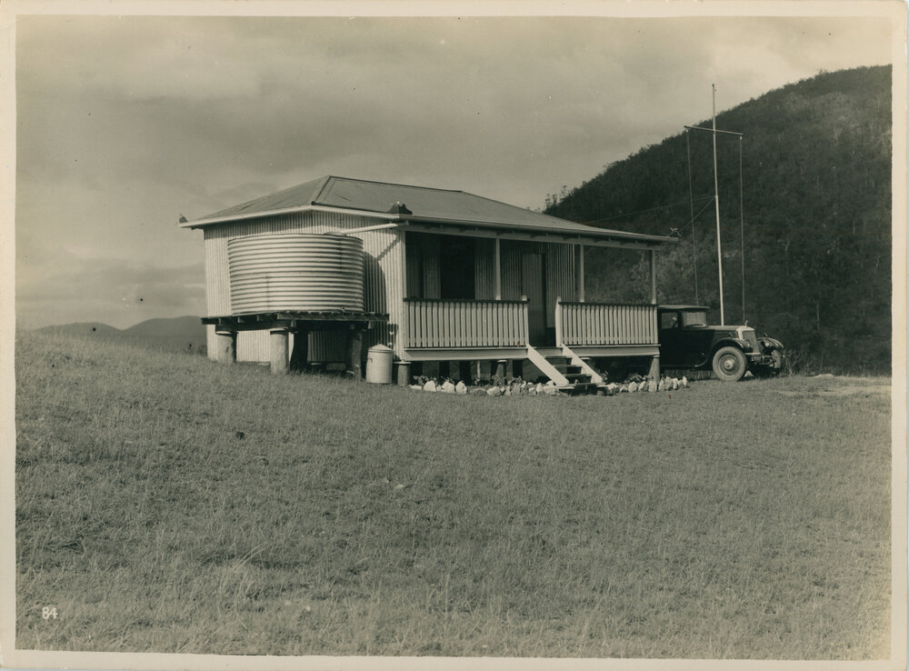 Possible site of the Somerset Dam construction head quarters or an engineer's house
