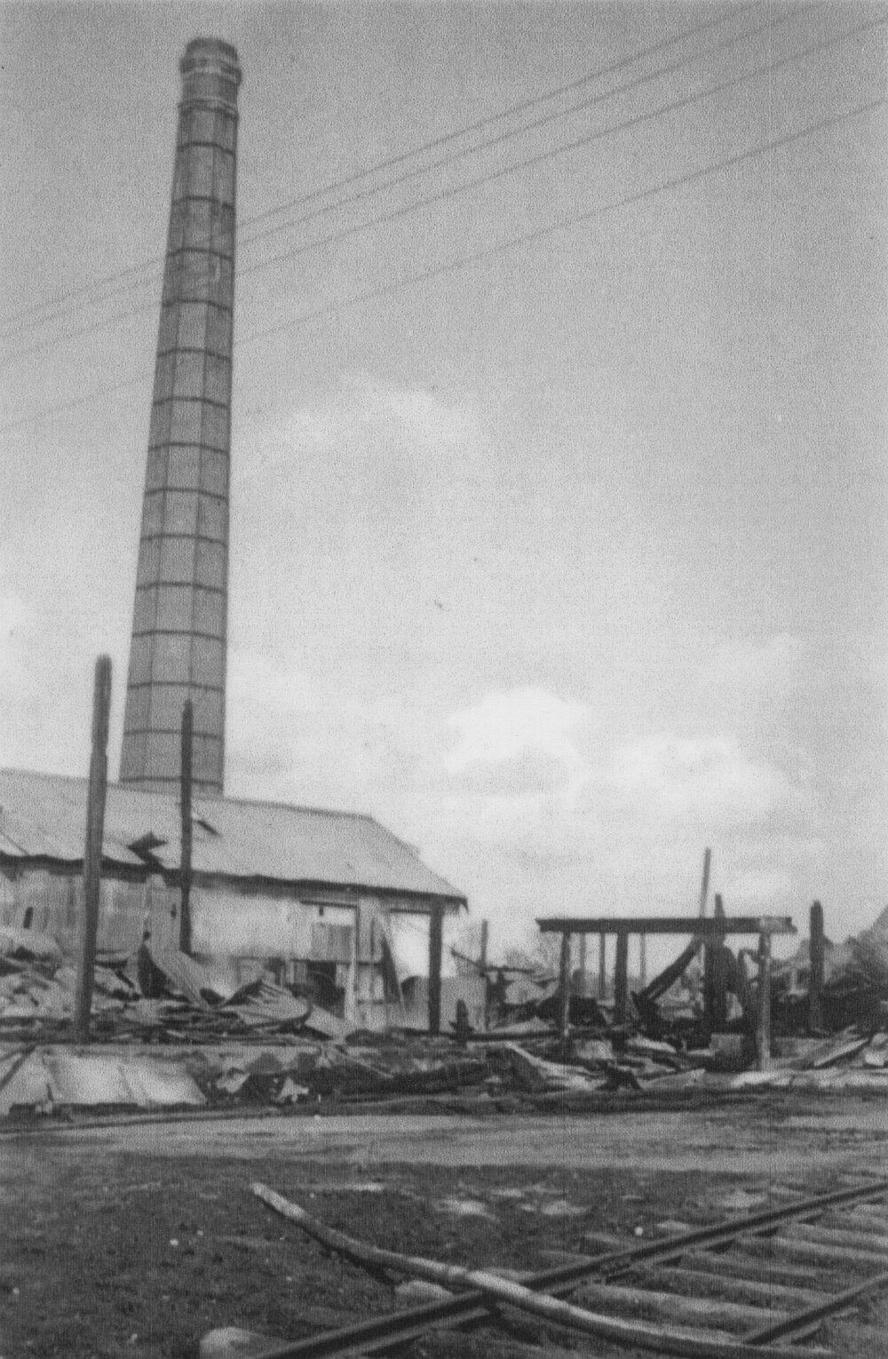 After the fire at Nestle, 1951
