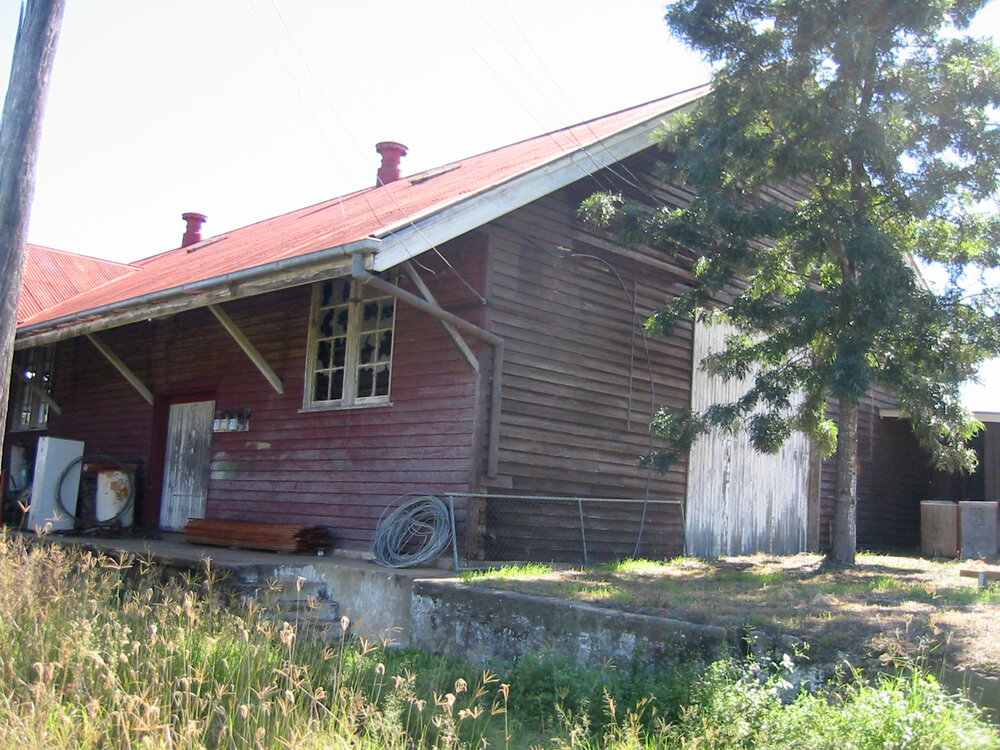 Nestle's factory shed (view of the front end of shed)