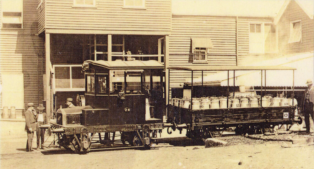 Railmotor at the Nestle condensery 