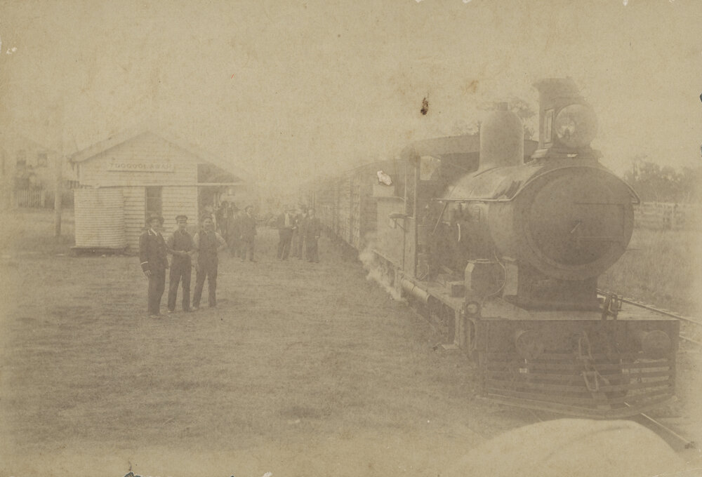 Goods train at Toogoolawah Railway Station
