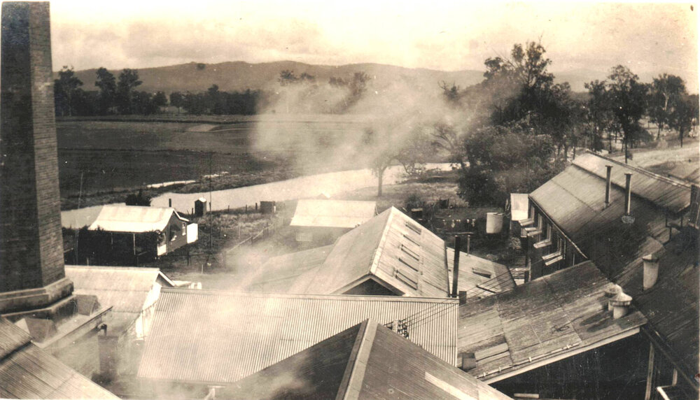 Nestle factory after the flood, 1928