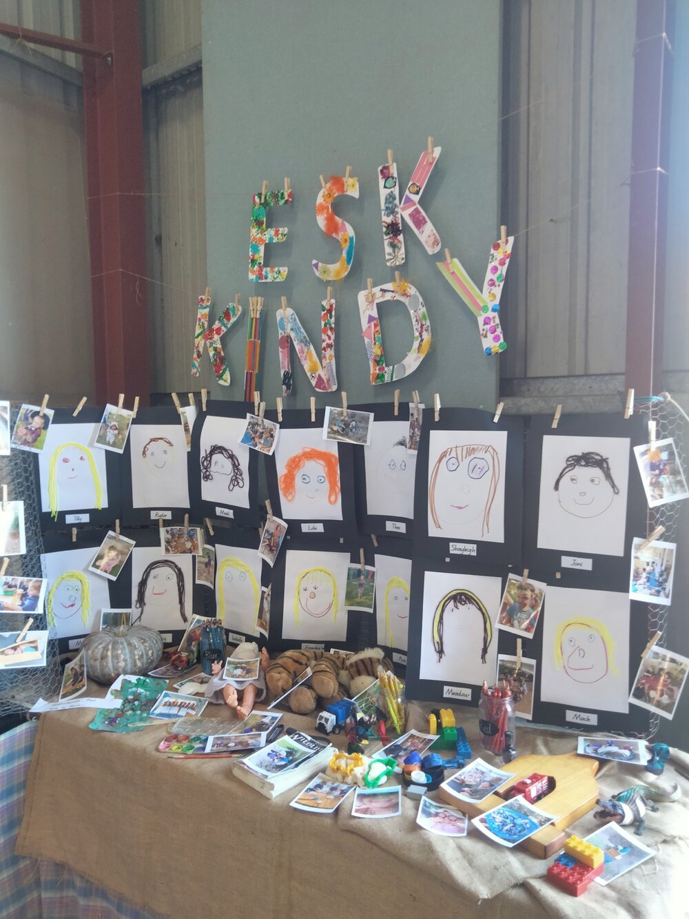 Esk Kindy display at the 2025 Esk Show