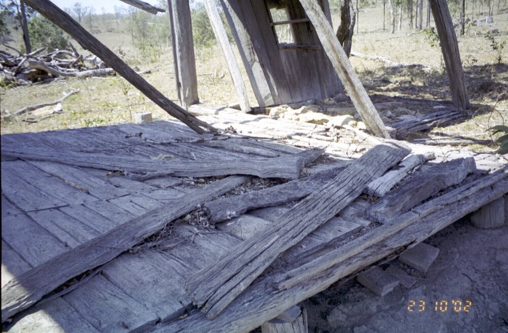 Hut at England Creek (detail 3), 2002