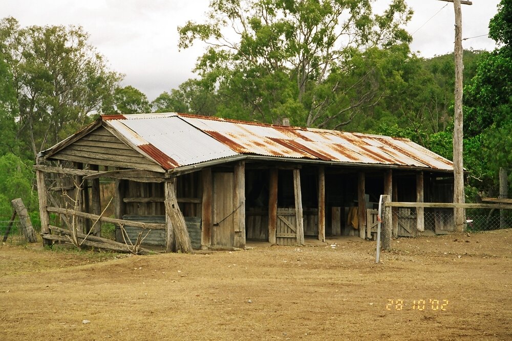 Old farm building on 4 Linkes Lane, Mt Beppo, 2002