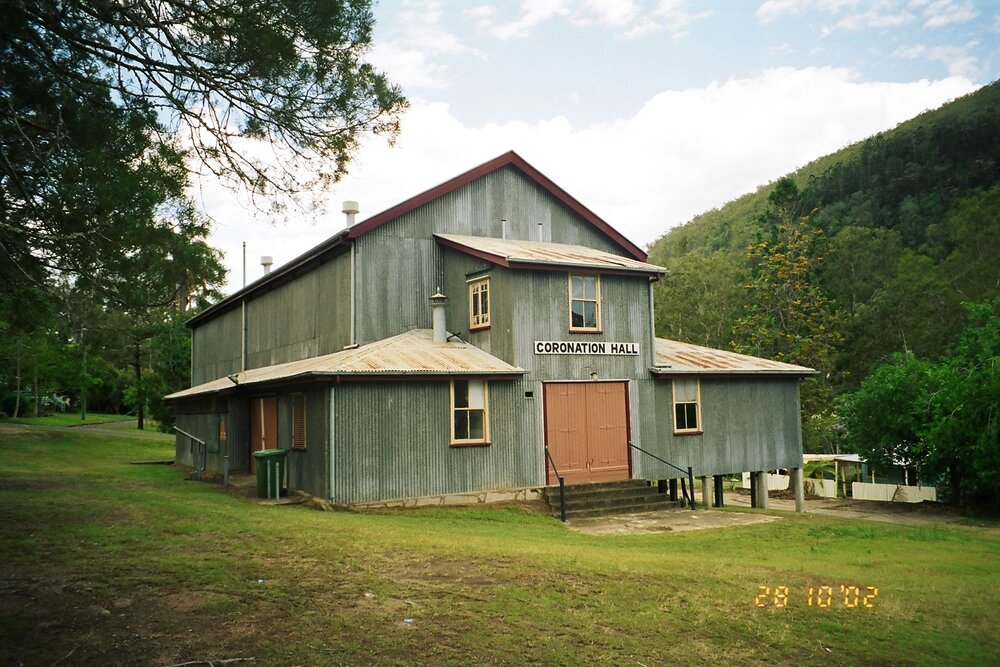 Coronation Hall in Somerset Dam, 2002