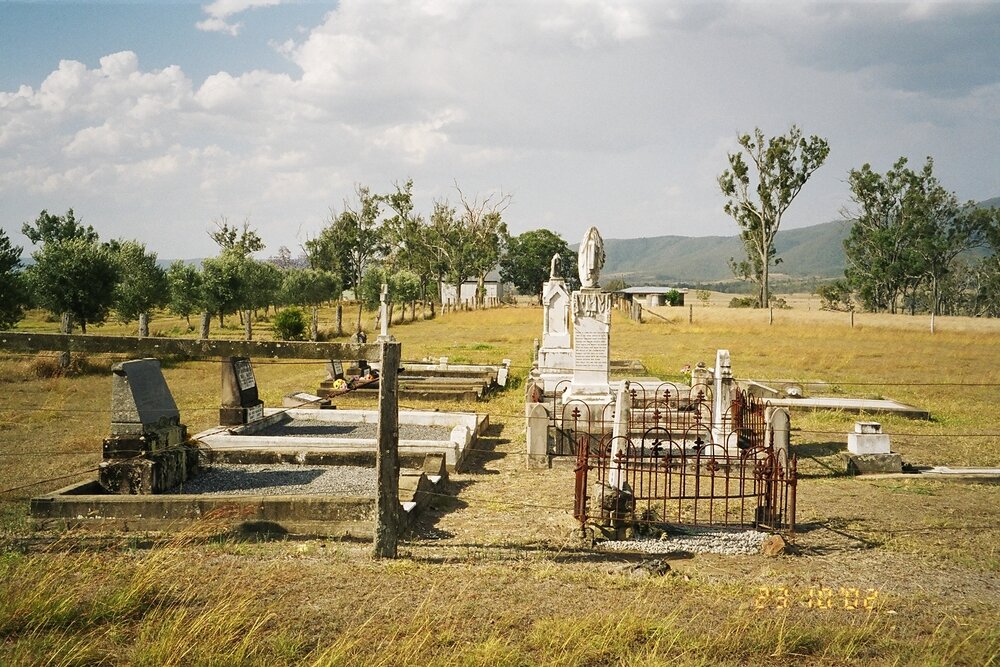 Cemetery at Caboonbah Church, 2002