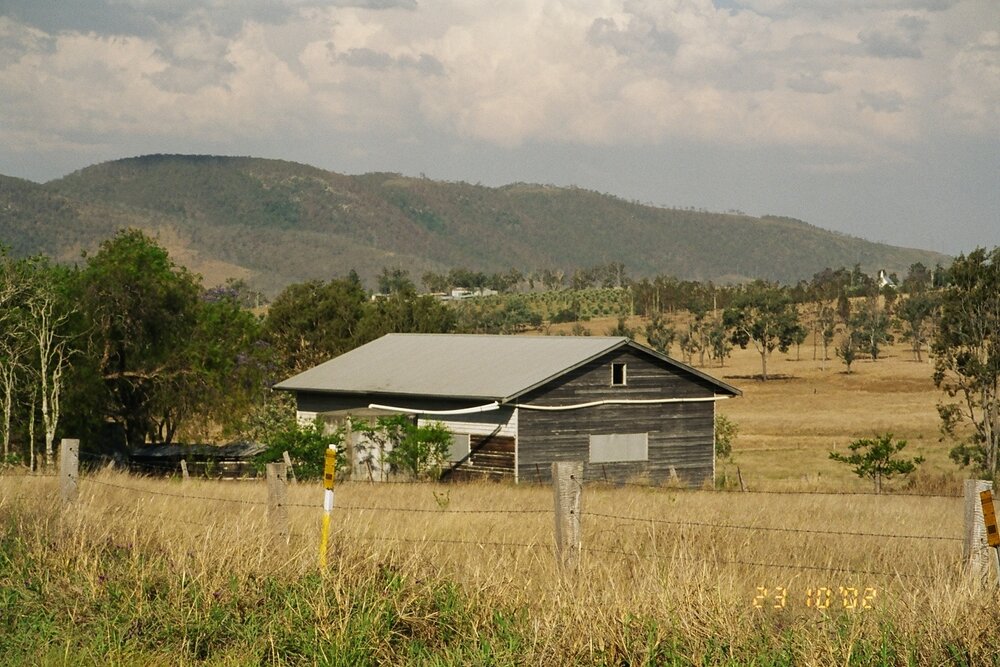 Shed opposite of Mt Beppo School, 2002