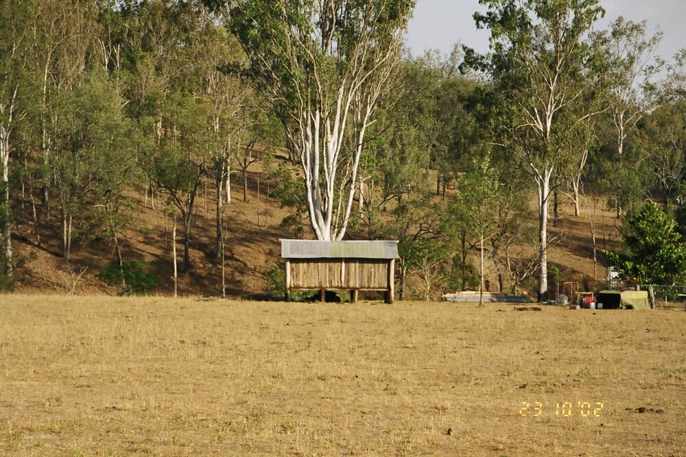 Old building at 250 England Creek Road, 2002