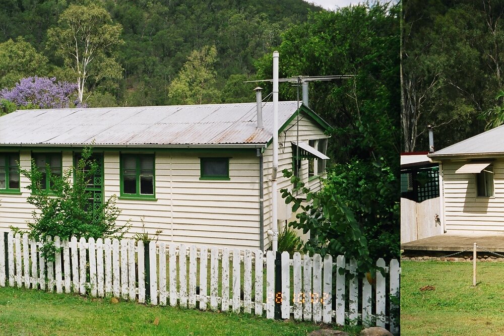 Cottage behind hall at Somerset Dam, 2002
