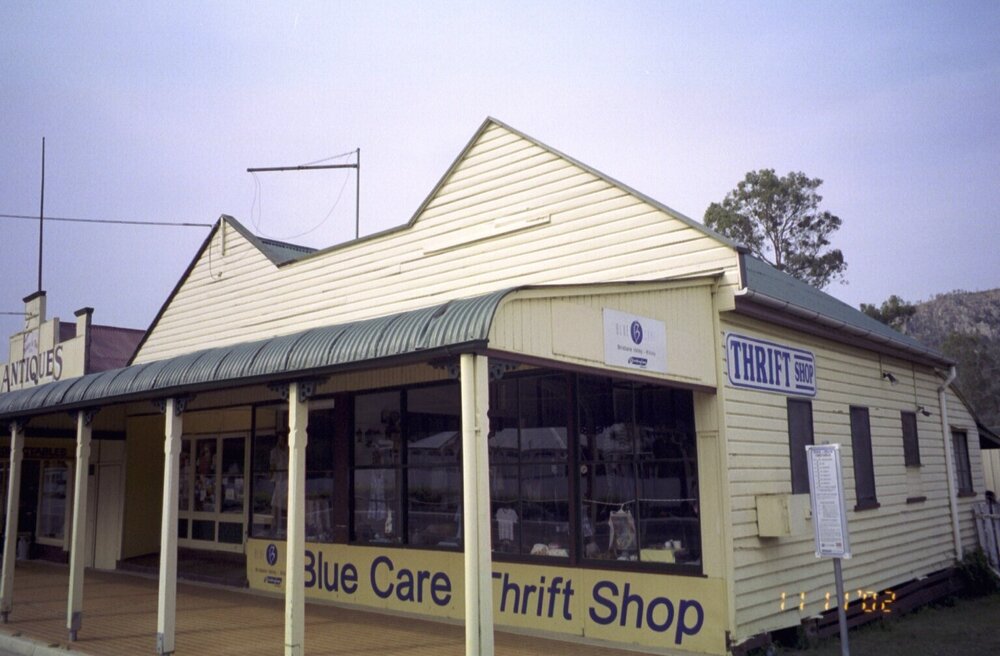 Blue Care Thrift Shop, Esk, 2002