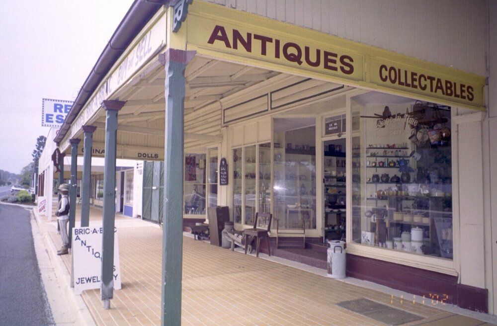 Eskape In Time Antique shop, Esk, 2002