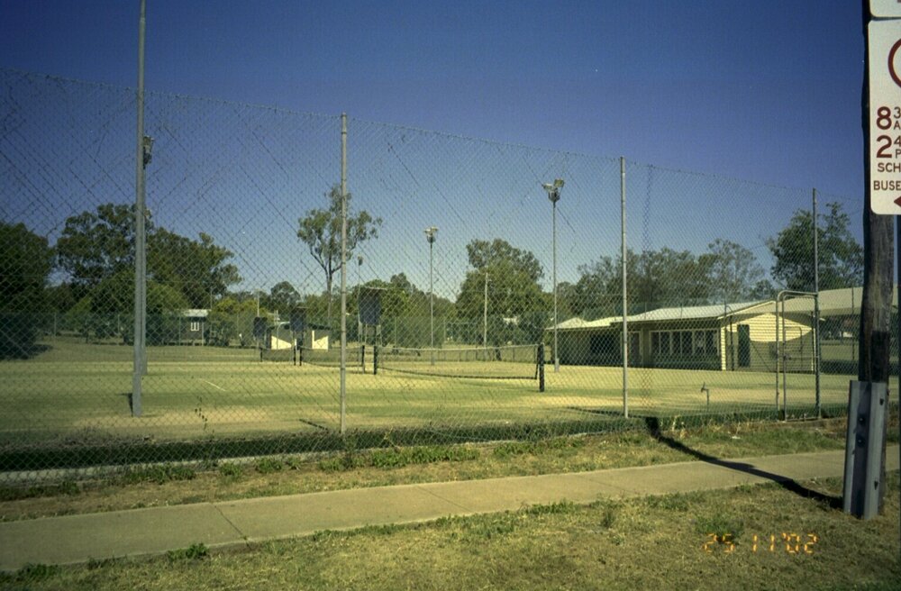 Unidentified tennis court, Esk Shire Region, 2002