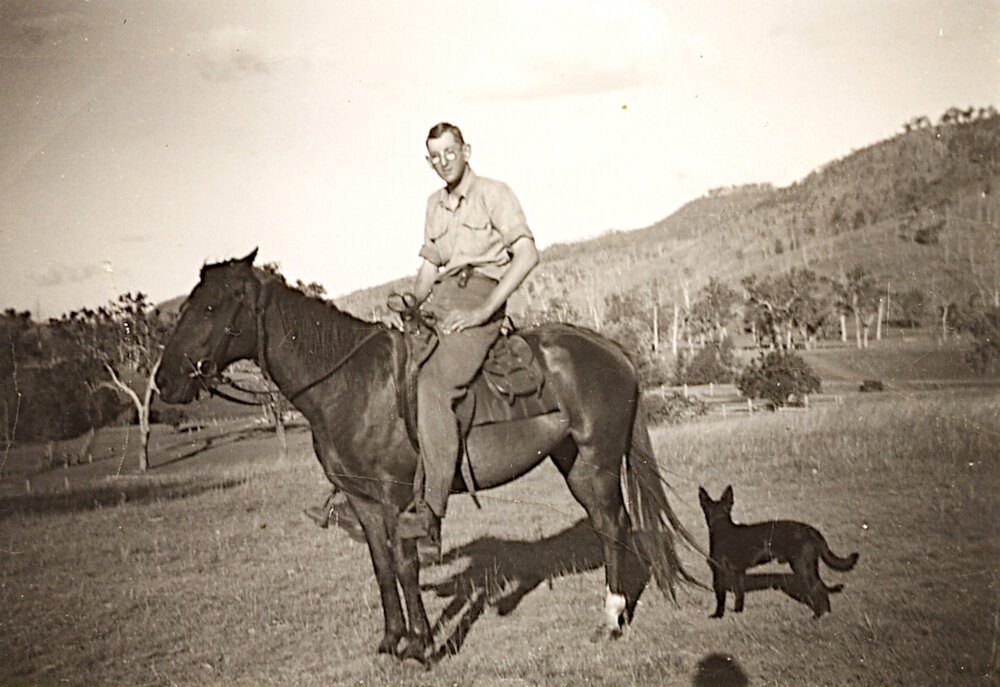 Harold aged 22 years, on horseback
