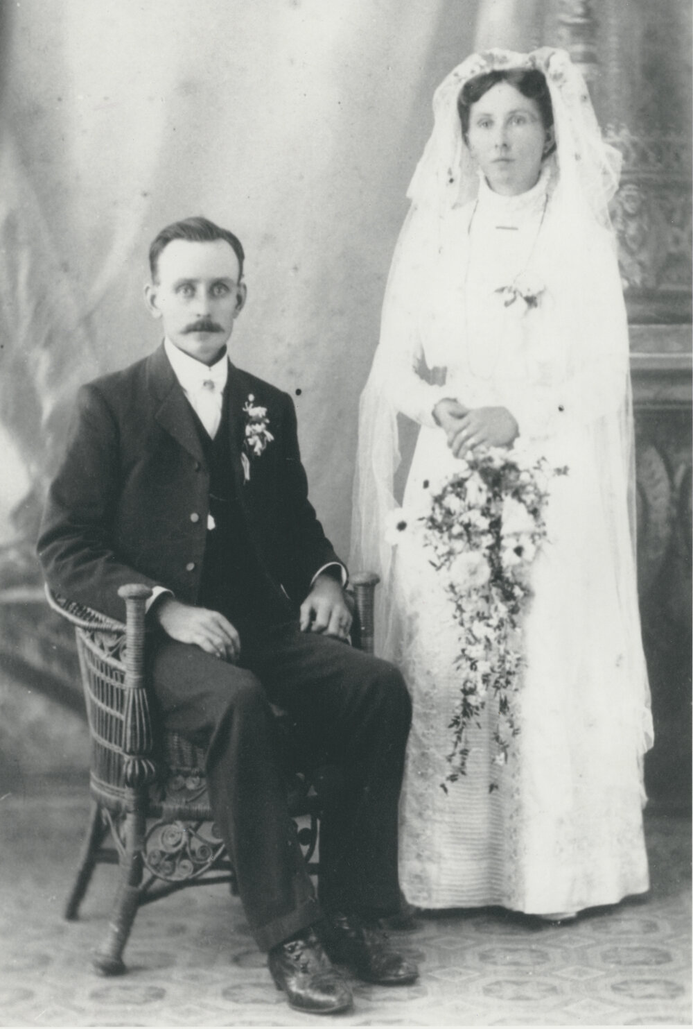 George Andrew Brown and Edna Maria Jaenke's wedding