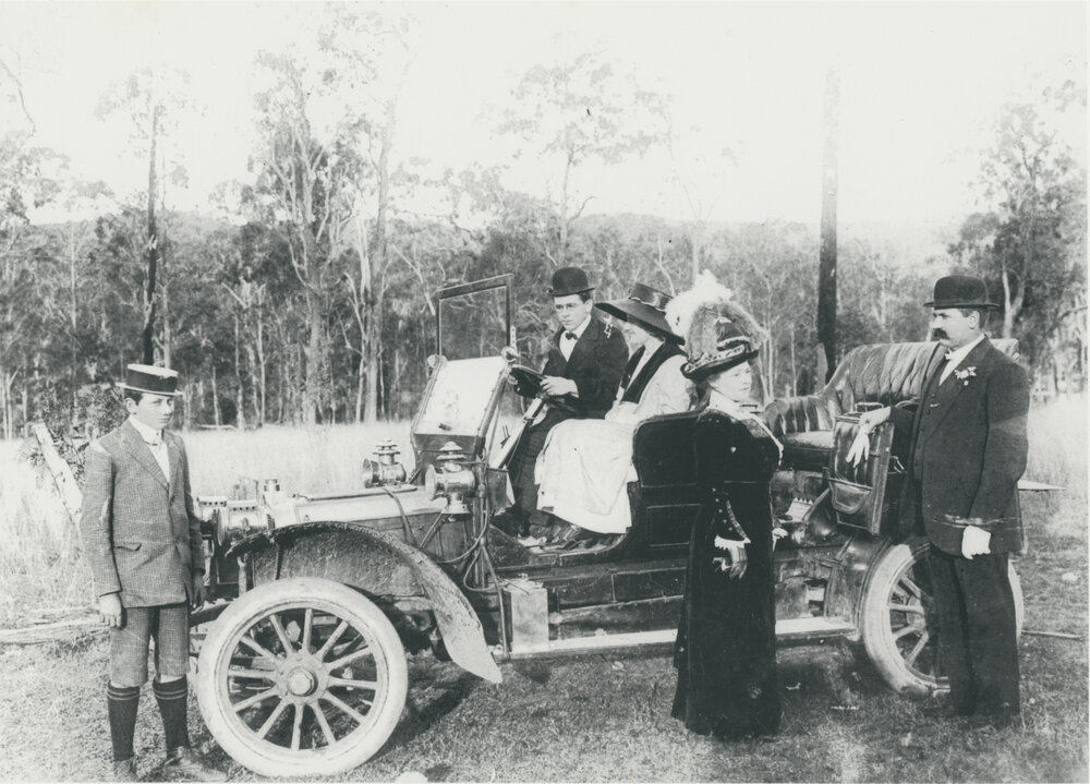 Herman and Esta Lindemann and family