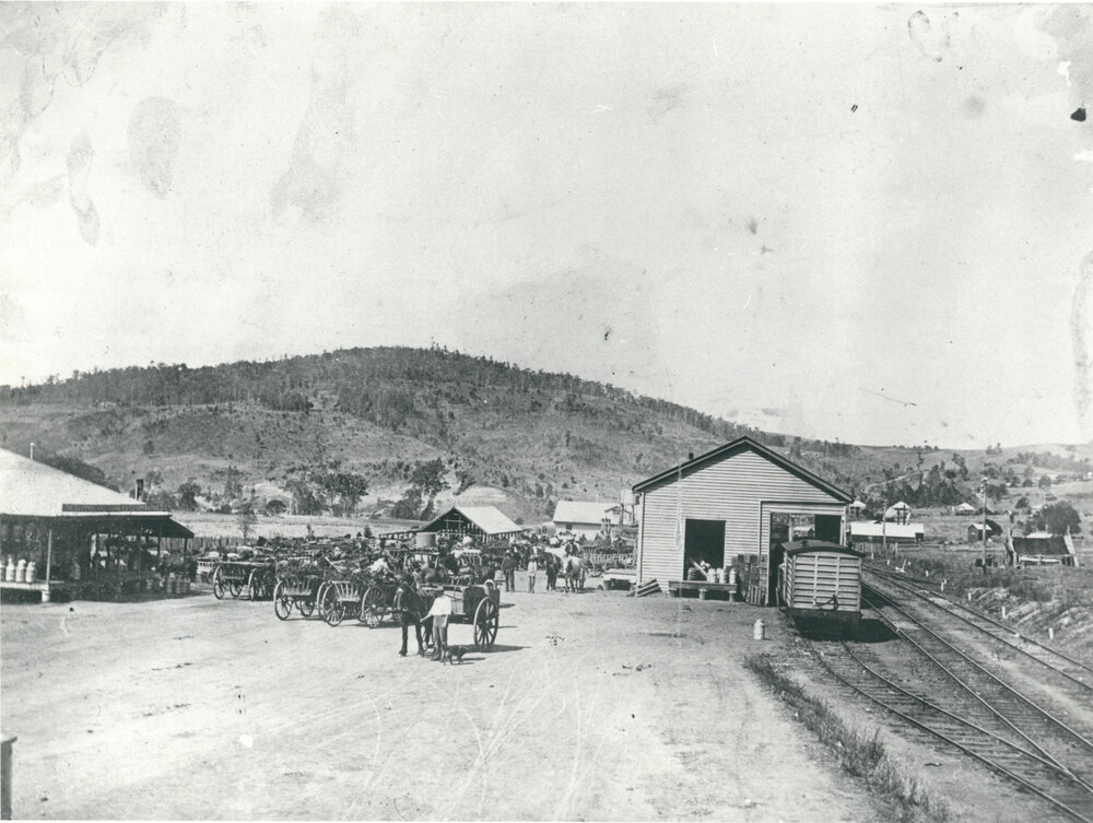 Lowood railway yards and creamery 
