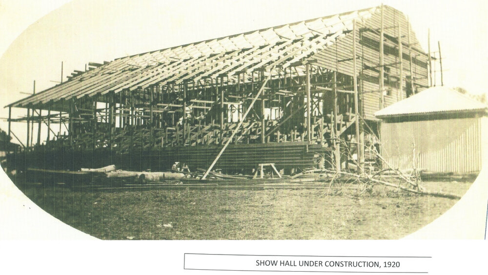 Show hall under construction
