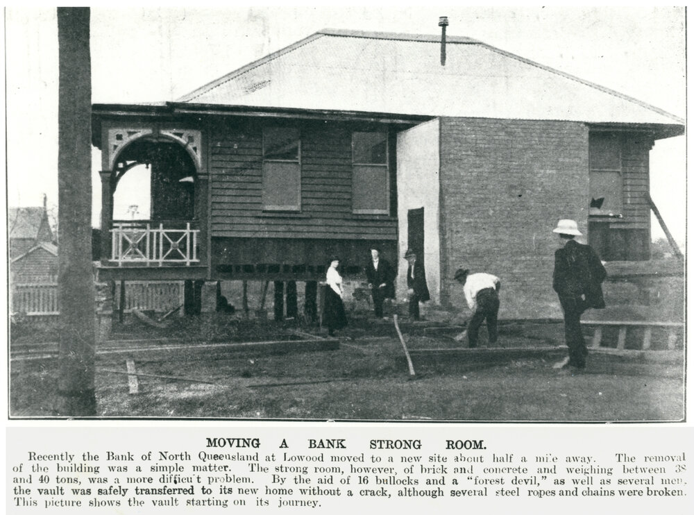 Moving the Bank of Queensland's strong room