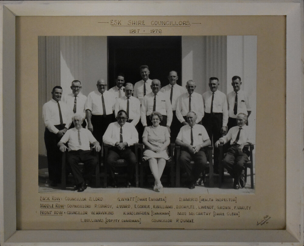 Esk Shire Councillors, 1967-1970