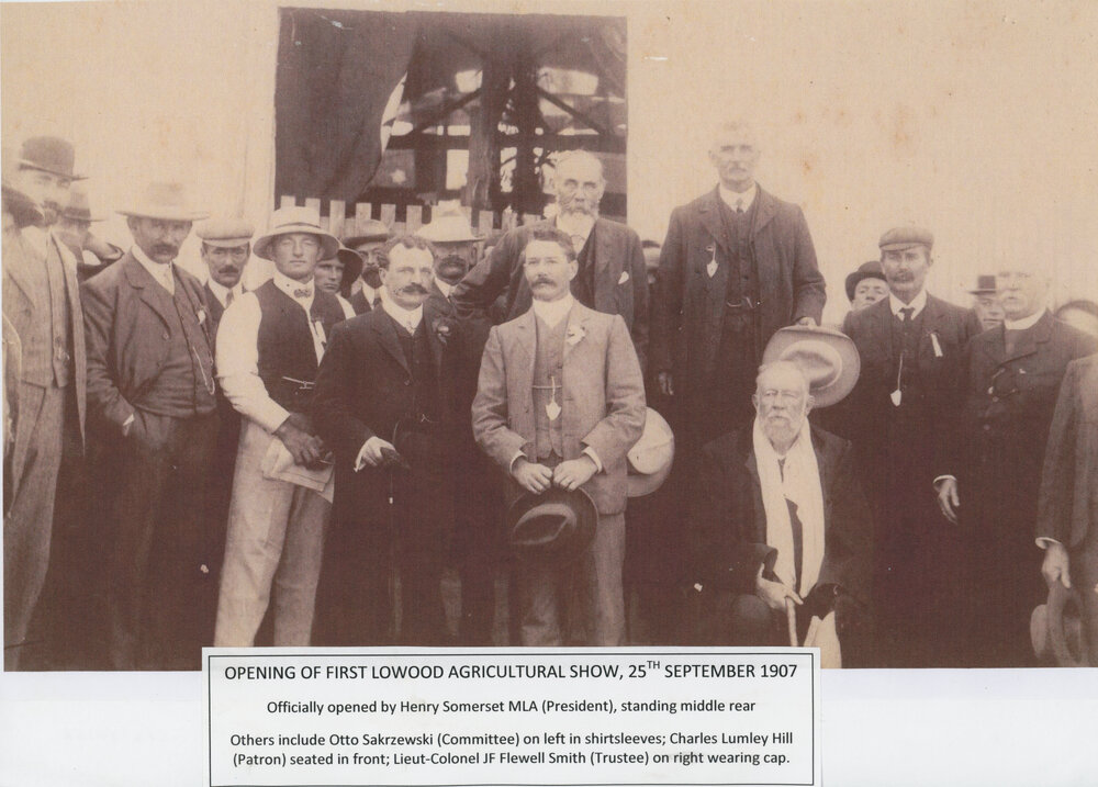 Opening of the first Lowood Agricultural Show, 1907