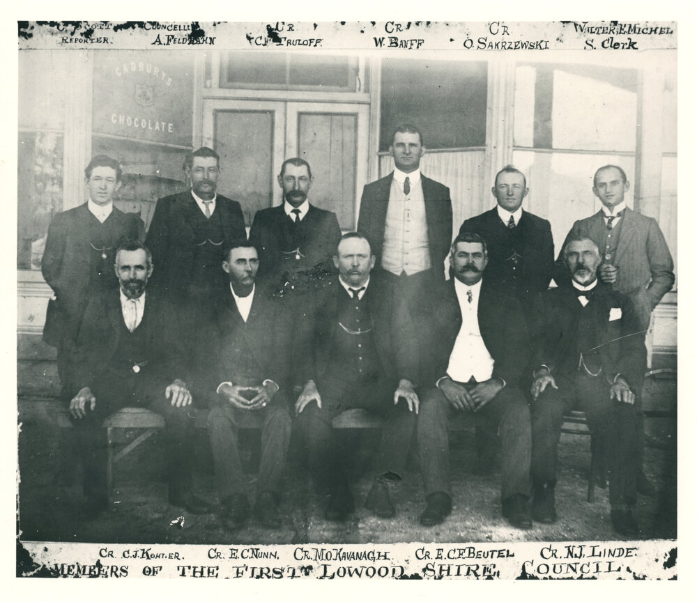 Members of the first Lowood Shire Council