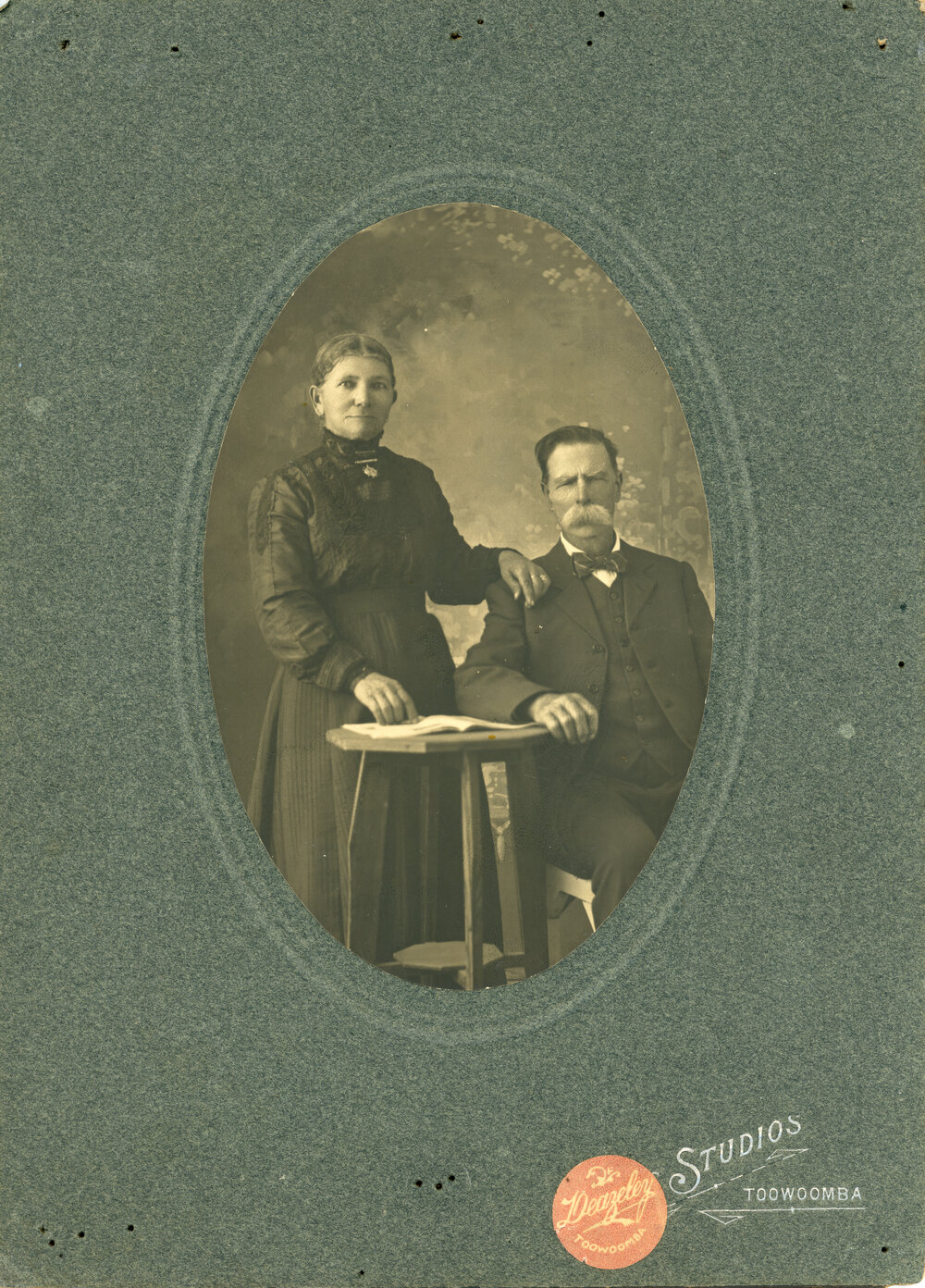 Man and women at a table