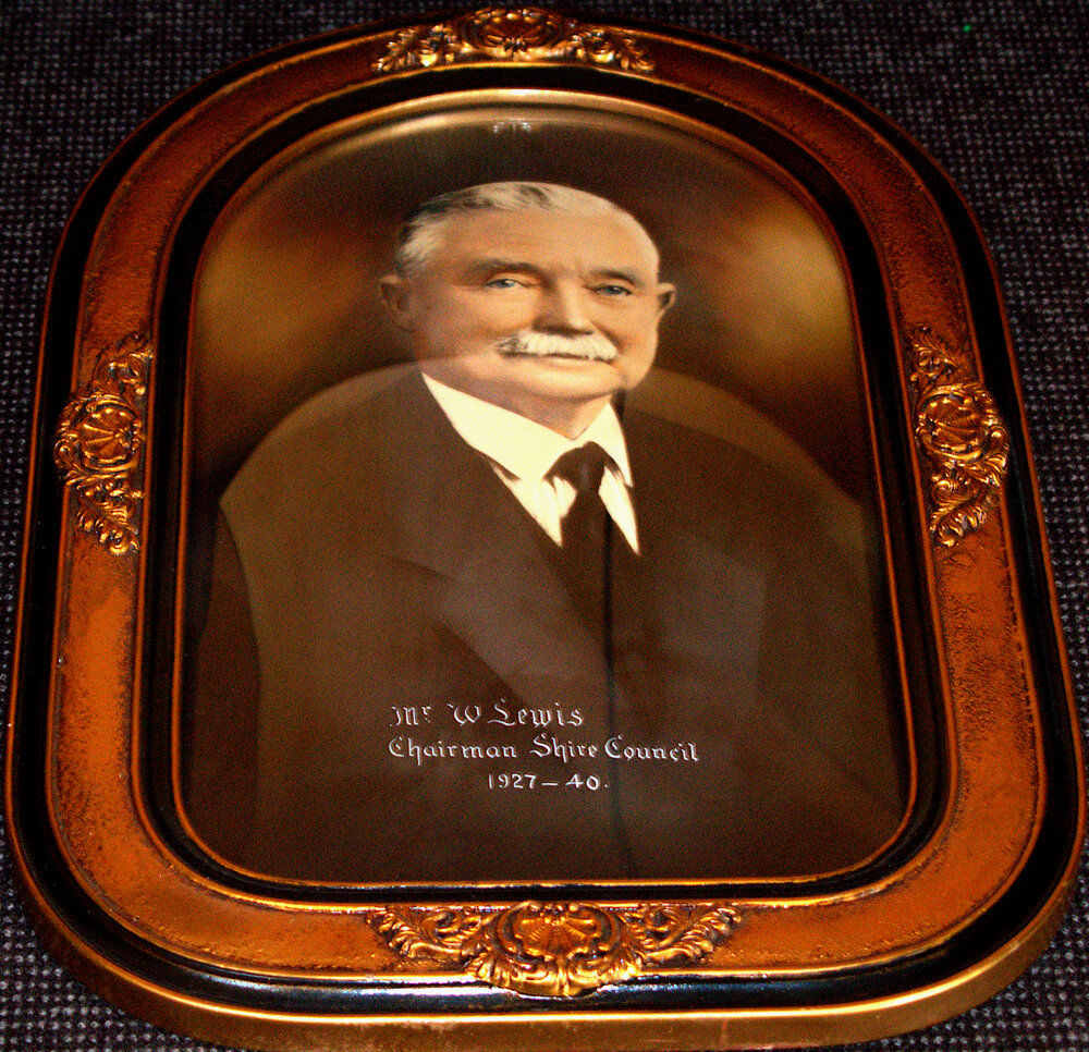Portrait of Mr W. Lewis, Chairman for Esk Shire Council from 1927 to 1940