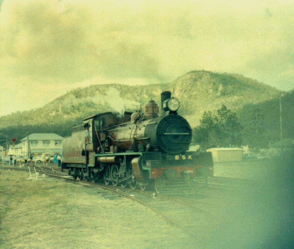 The Esk steam train