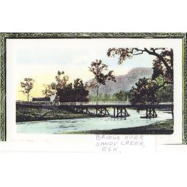 Bridge over Sandy Creek, Esk