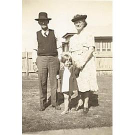 Jim and Jean Bowden, with Christine 