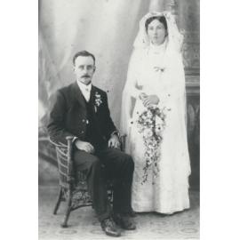 George Andrew Brown and Edna Maria Jaenke's wedding