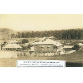 Fernvale Road looking west to Forest Hill