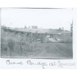 Curved rail bridge at Lowood