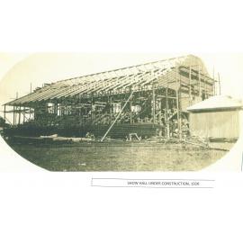 Show hall under construction