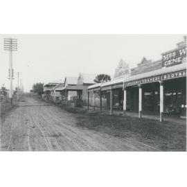 Looking south up Main Street towards Royal Hotel from Walters Street corner, Lowood