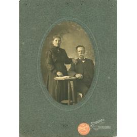 Man and women at a table