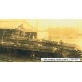 Train collision at Lowood railway station