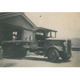 Trailer used to carry bags of cement from Esk rail to dam