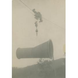 Flying fox valve on flying fox, Somerset Dam
