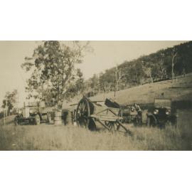 Road construction camp 