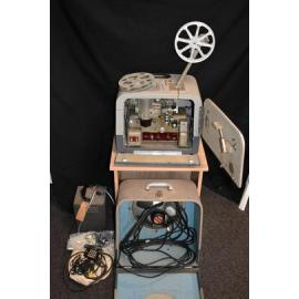 G B Bell & Howell movie projector and speaker