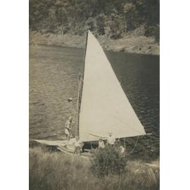 Bill Tomkin's sailing boat