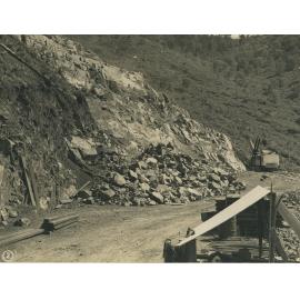 Quarry used for the construction of Somerset Dam