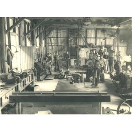 Engineer's workshop at Somerset Dam