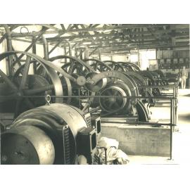 Compressor plant used during the construction of Somerset Dam